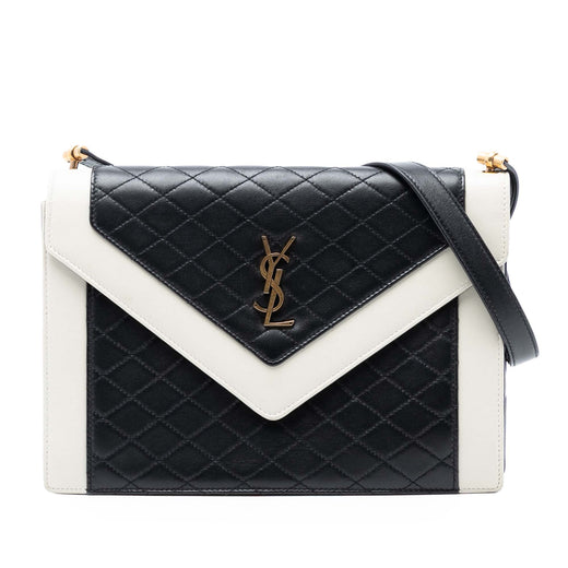 Bicolor Quilted Lambskin Gaby Crossbody - Image 1