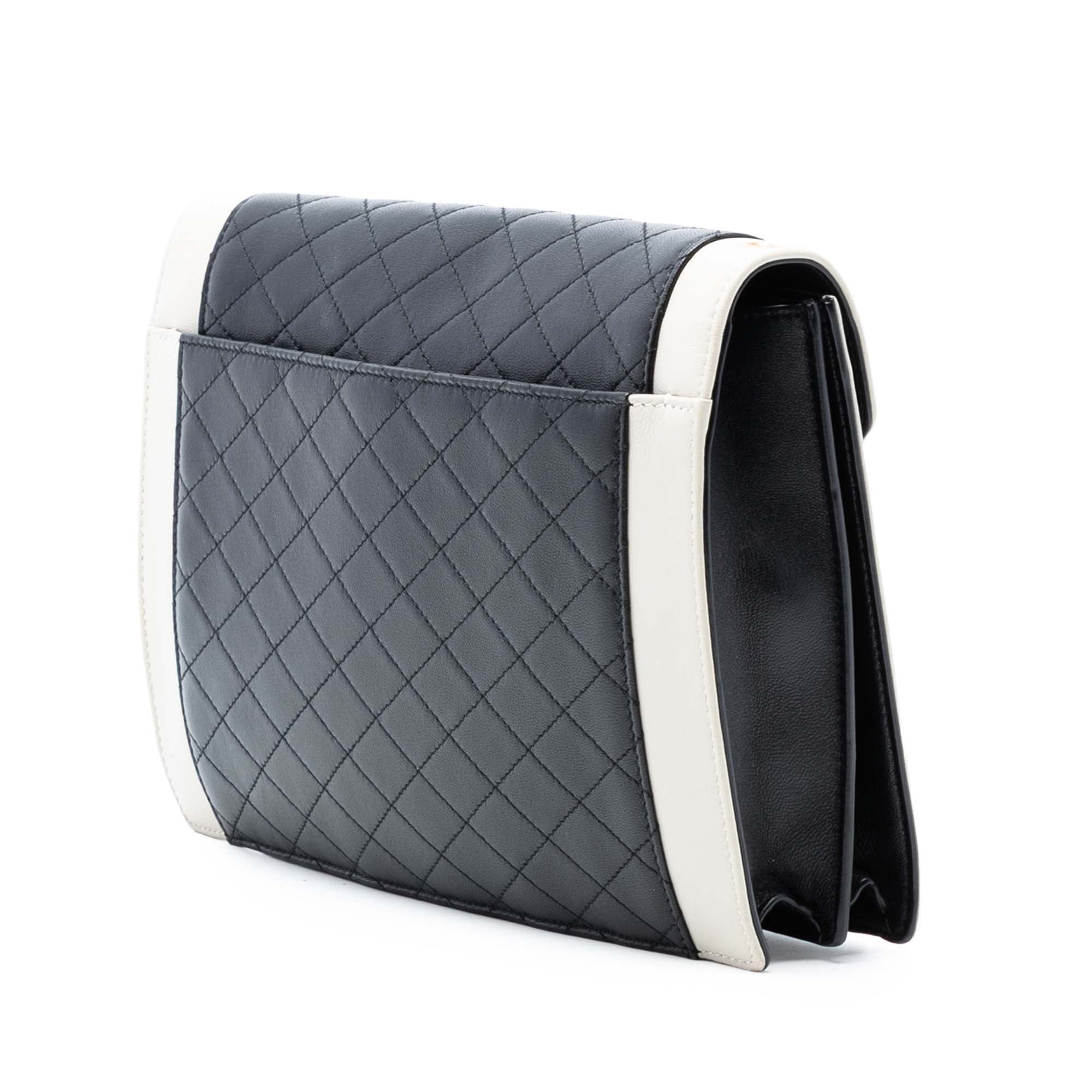 Bicolor Quilted Lambskin Gaby Crossbody - Image 2