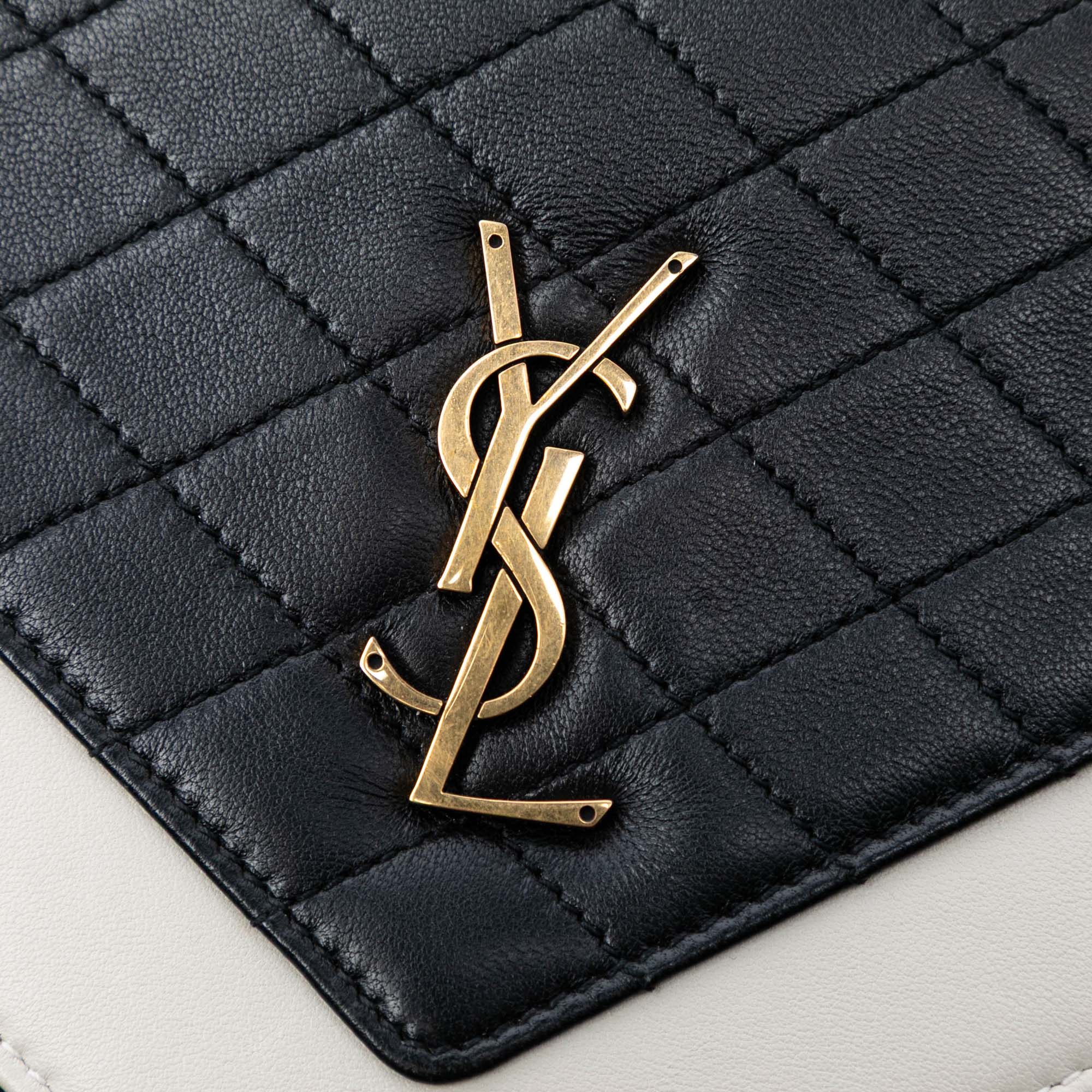 Bicolor Quilted Lambskin Gaby Crossbody - Image 6