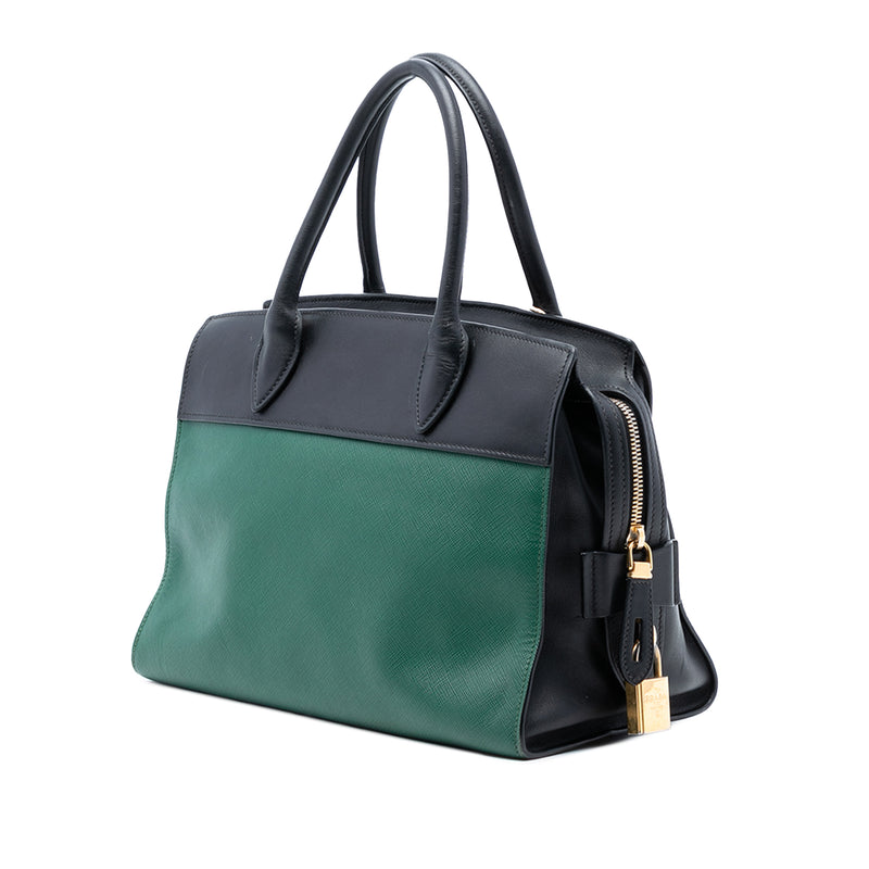 Saffiano and City Calf Esplanade Satchel - Image 2