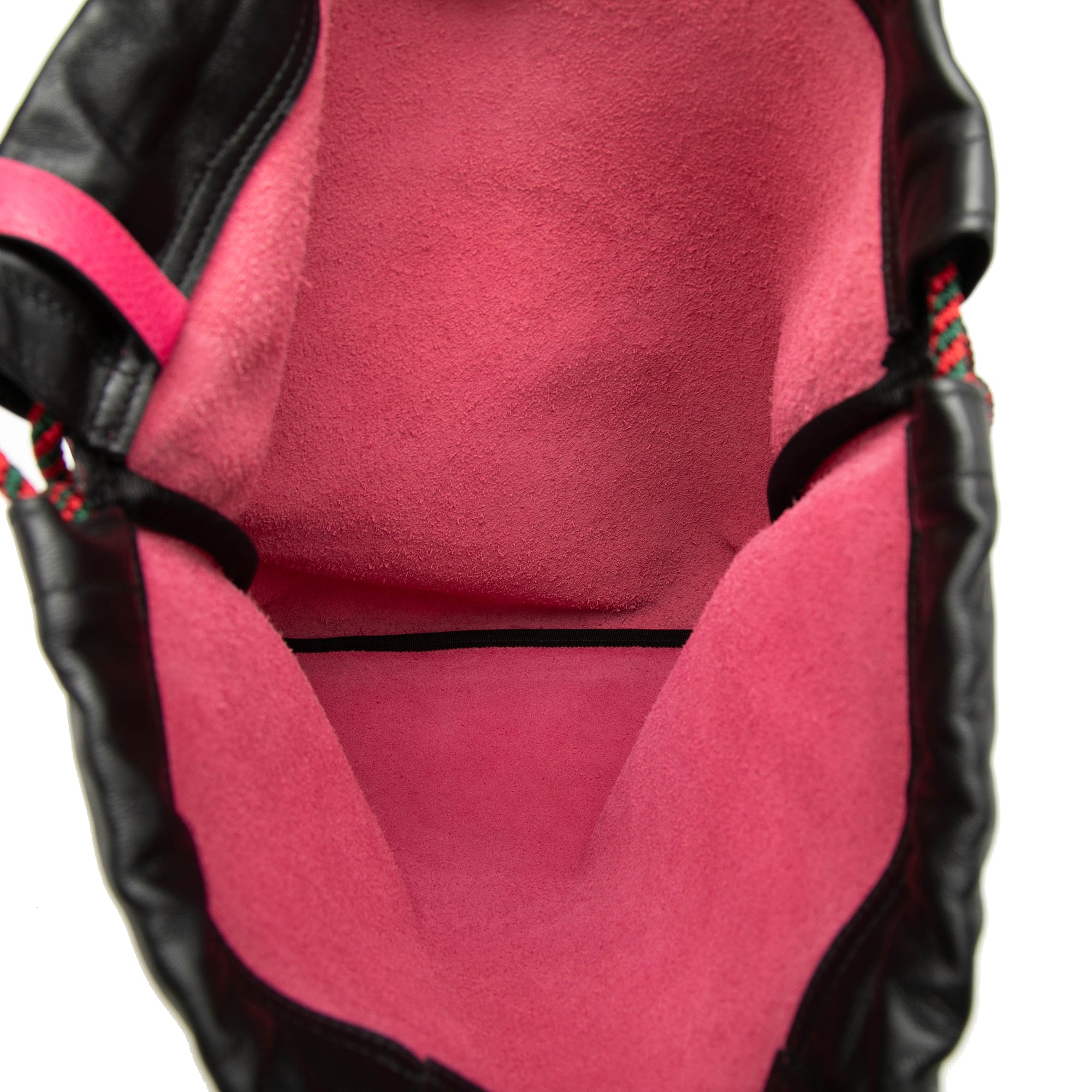 Leather Logo Drawstring Backpack - Image 4