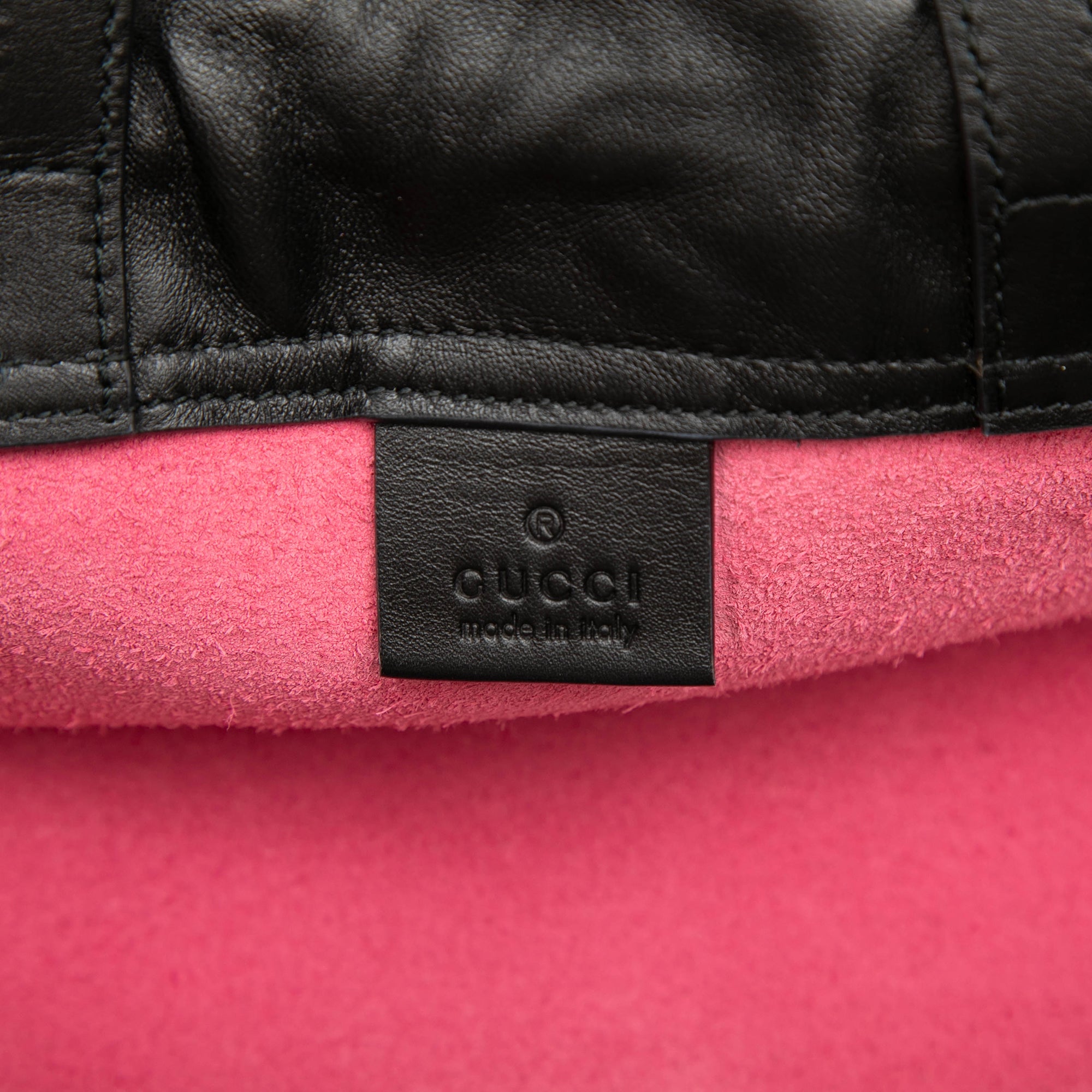 Leather Logo Drawstring Backpack - Image 5