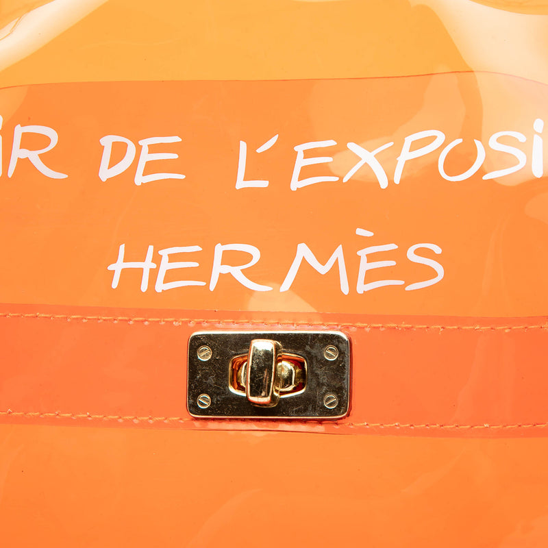 Vinyl Souvenir De L Exposition Kelly Handbag - Image 5