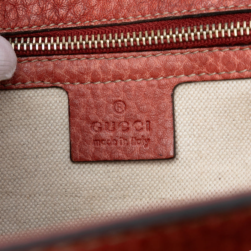 Medium Leather New Bamboo Satchel - Image 5