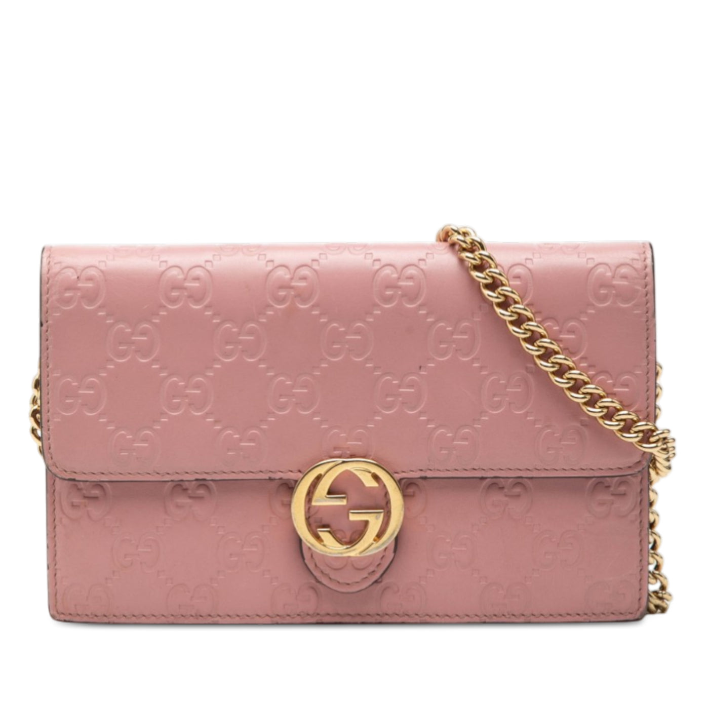Guccissima Interlocking G Wallet on Chain - Image 1