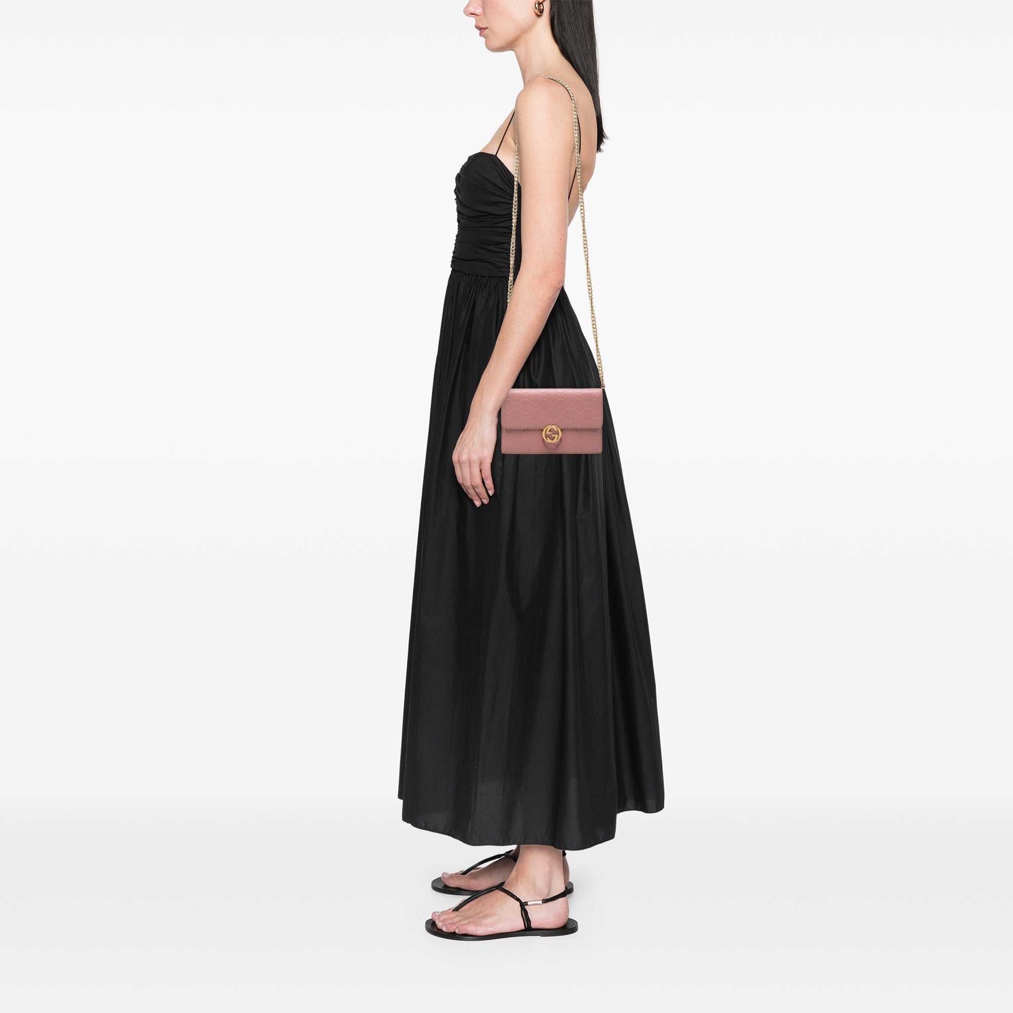 Guccissima Interlocking G Wallet on Chain - Image 7