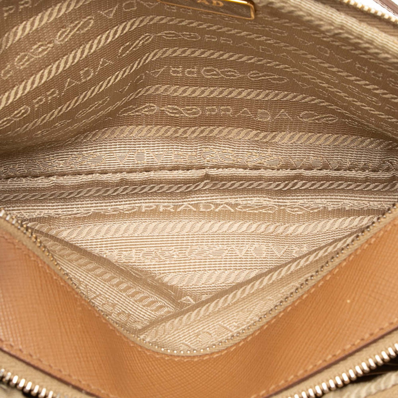 Mini Saffiano Double Zip Crossbody - Image 4