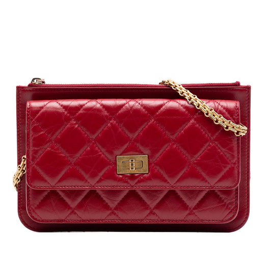 Quilted Aged Calfskin Reissue 2.55 Wallet on Chain - Image 1