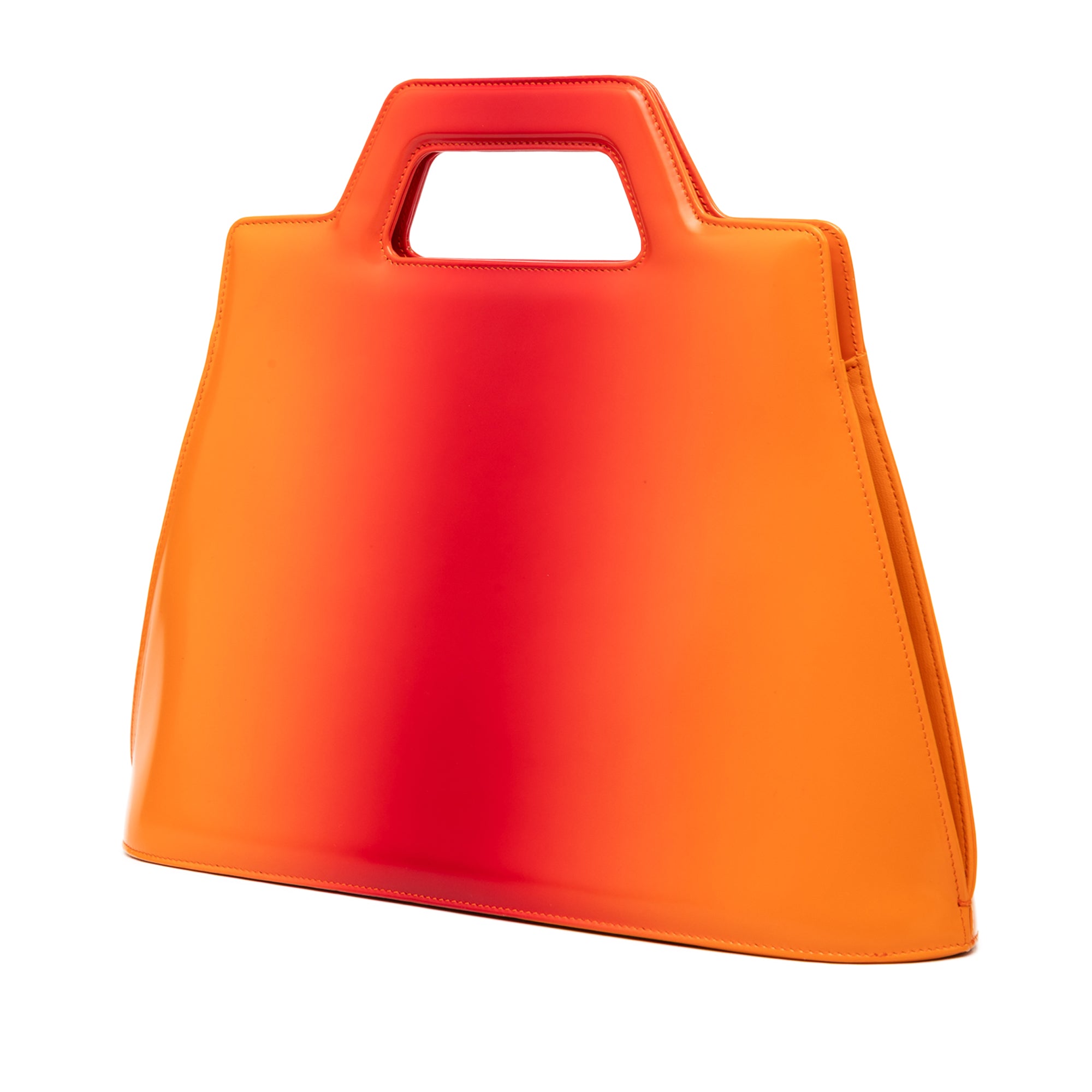 Gradient Brushed Calfskin Gancini Wanda Top Handle Bag - Image 2