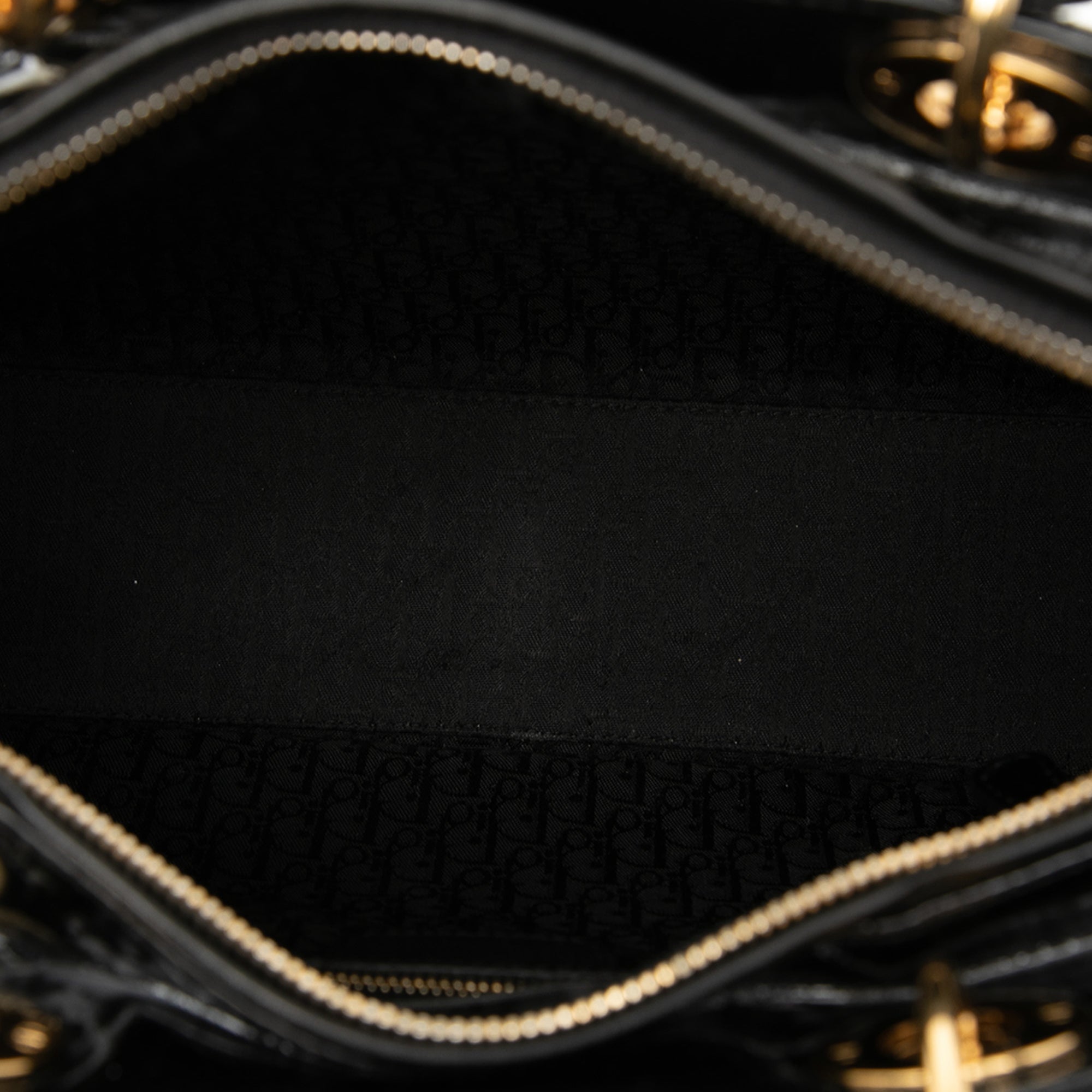 Large Patent Cannage Lady Dior - Image 4