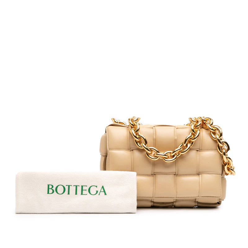 Nappa Intrecciato Padded Chain Cassette Satchel - Image 12