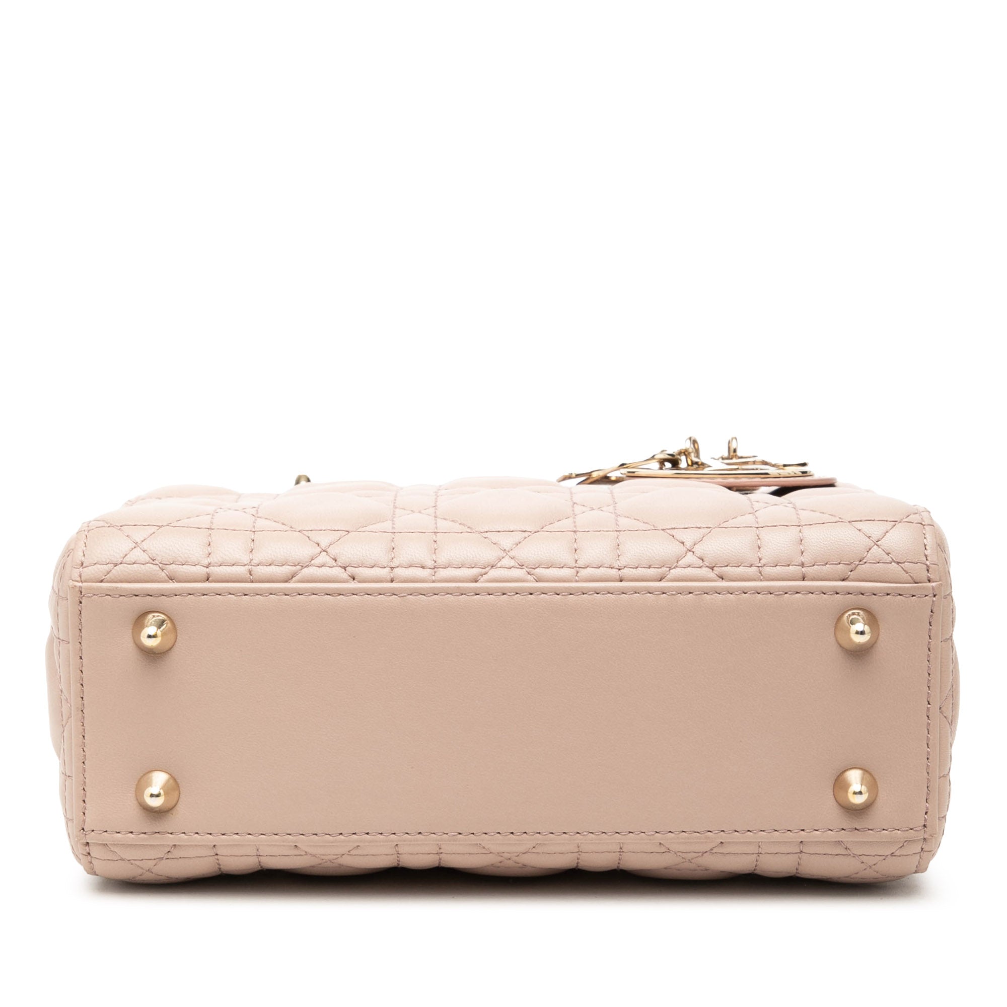 Small Lambskin Cannage My ABCDior Lady Dior - Image 3