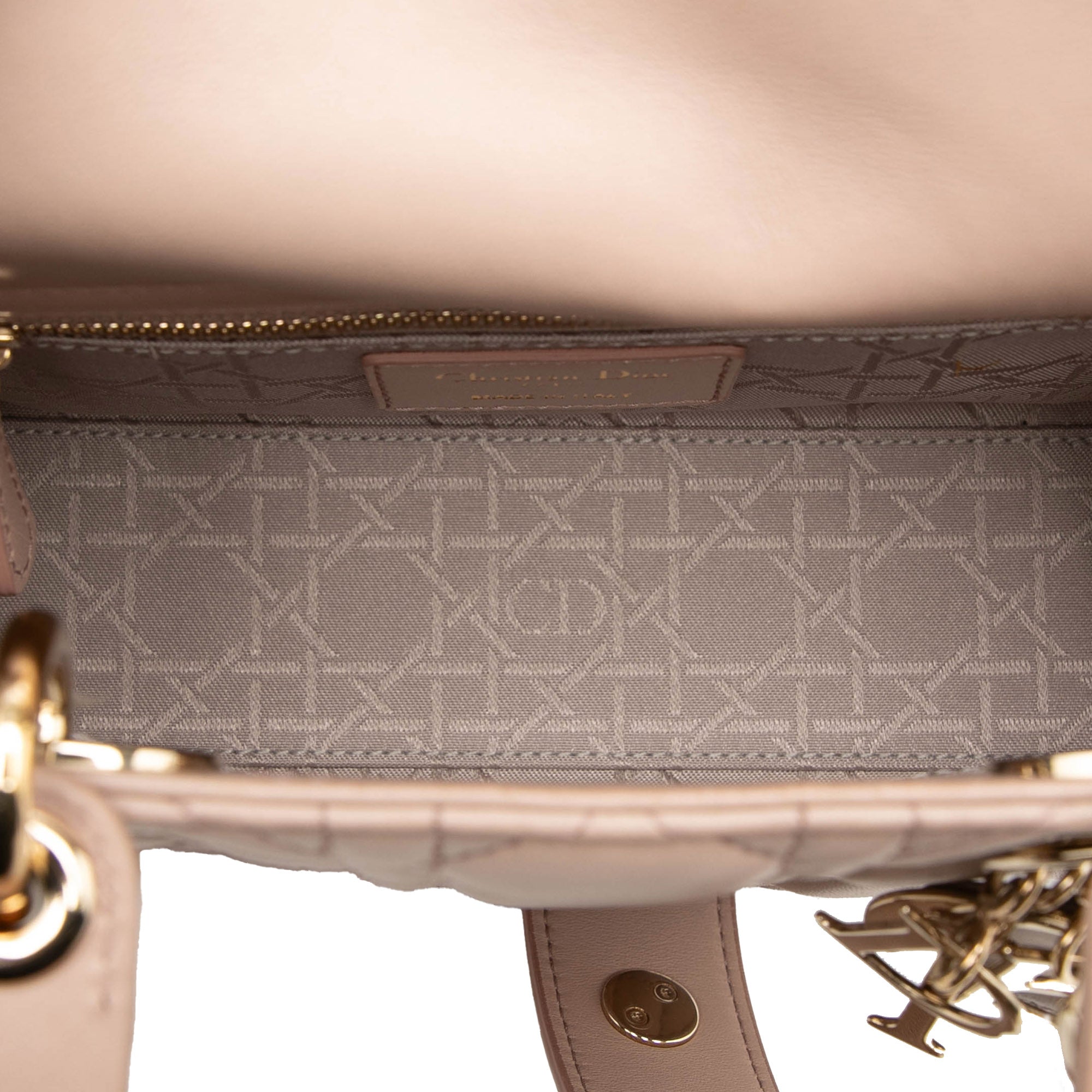 Small Lambskin Cannage My ABCDior Lady Dior - Image 4