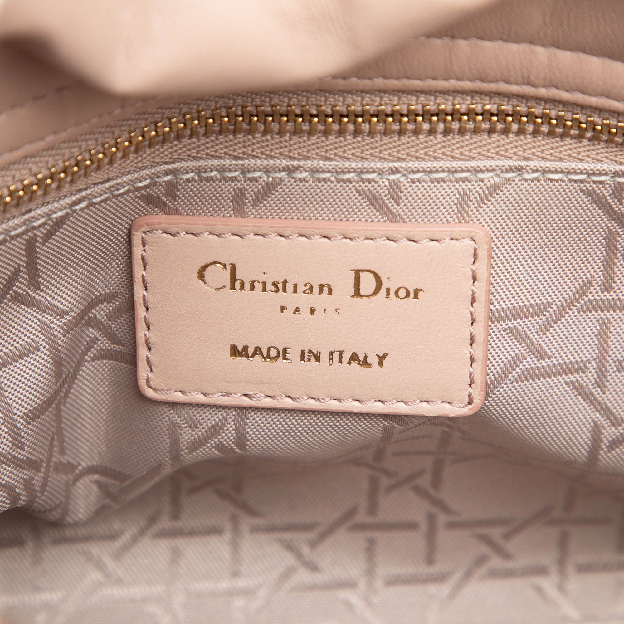 Small Lambskin Cannage My ABCDior Lady Dior - Image 5