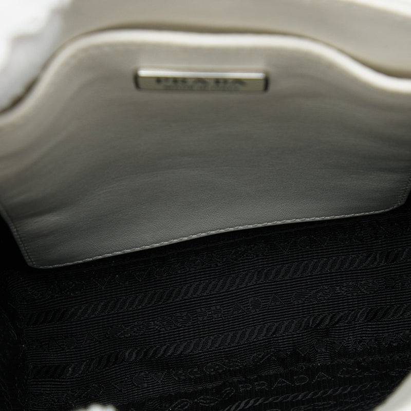 Small Spazzolato Leather Satchel - Image 4