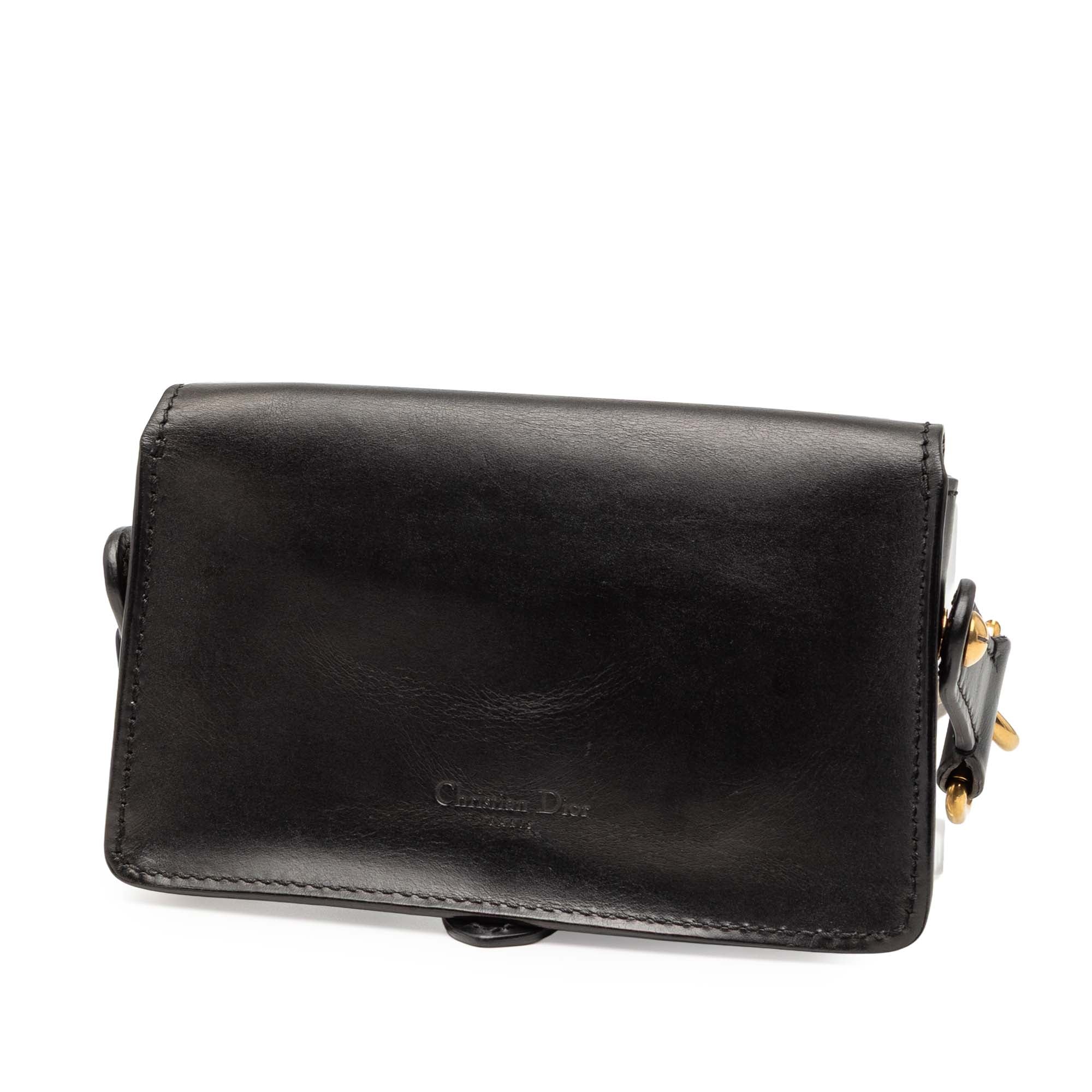 Mini Leather D Bee Saddle Bag - Image 2