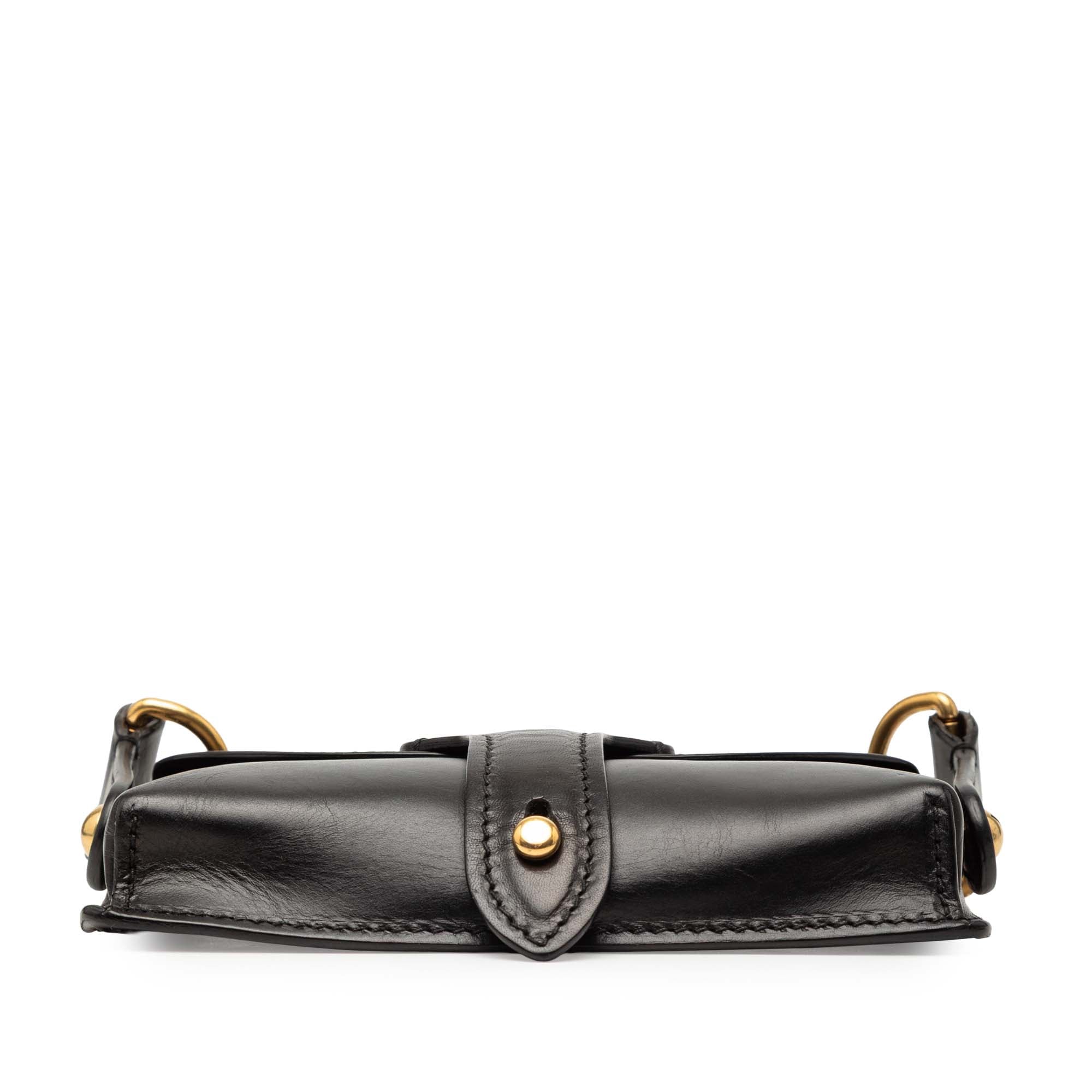 Mini Leather D Bee Saddle Bag - Image 3
