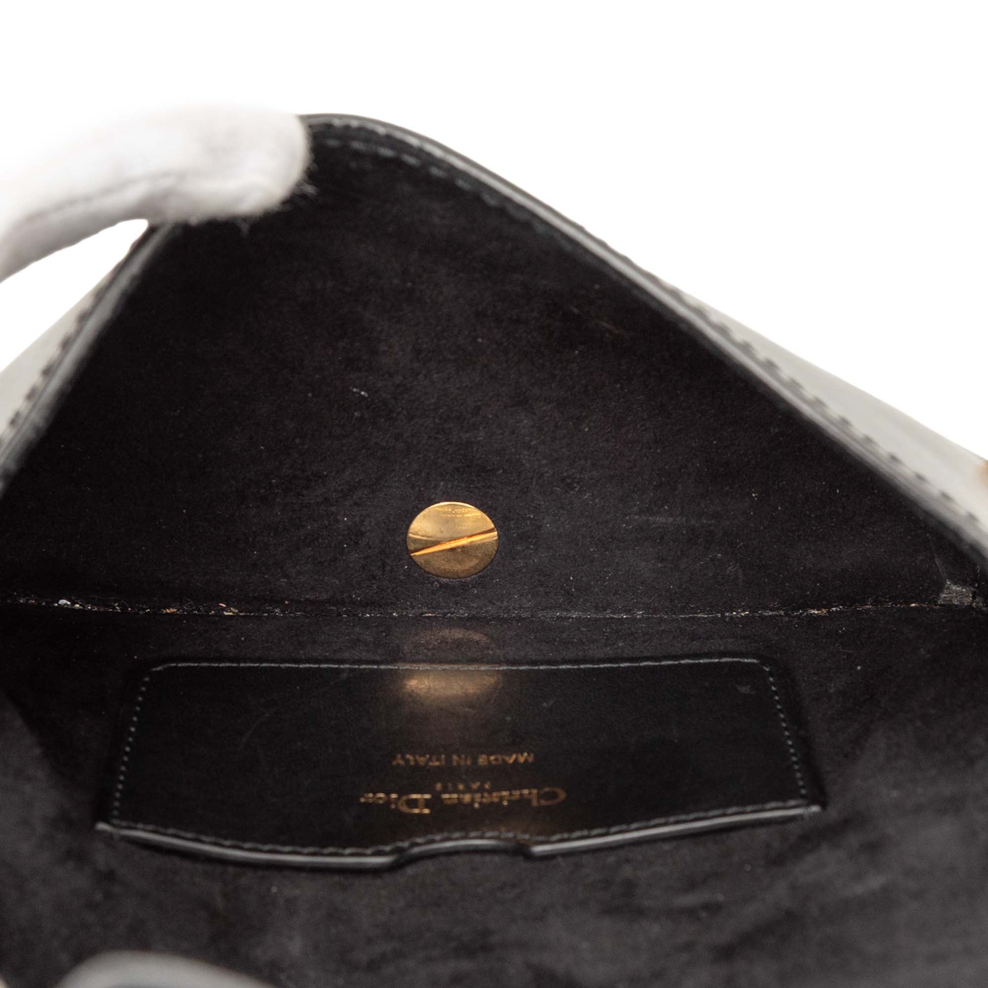 Mini Leather D Bee Saddle Bag - Image 4