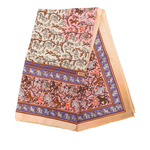 Chasse en Inde Silk Scarf 90 - Image 1