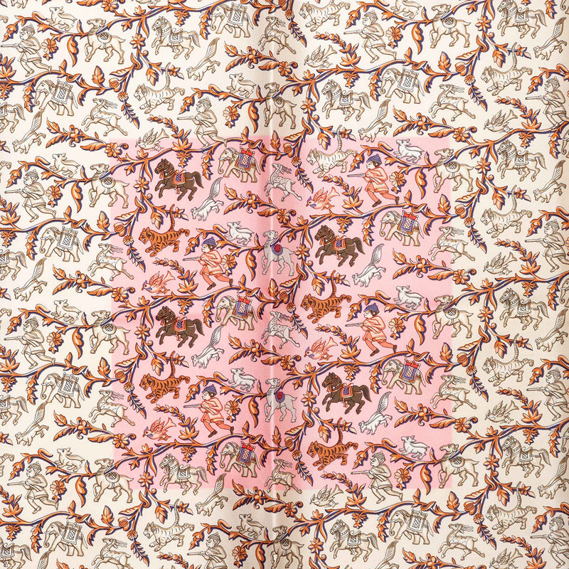 Chasse en Inde Silk Scarf 90 - Image 2
