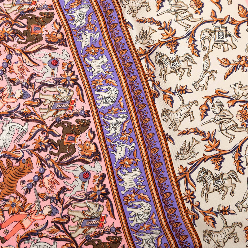 Chasse en Inde Silk Scarf 90 - Image 3