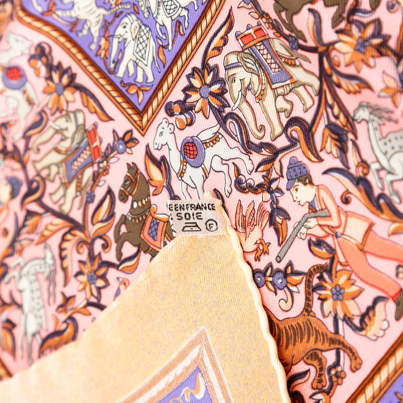 Chasse en Inde Silk Scarf 90 - Image 6