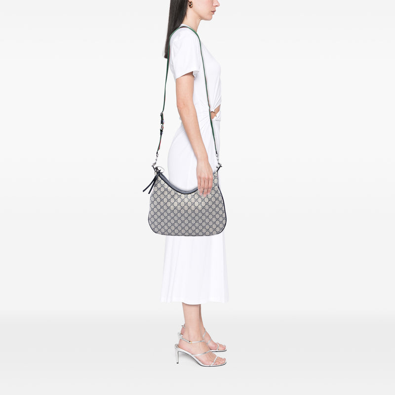 Large GG Supreme Web Attache Crossbody - Image 7