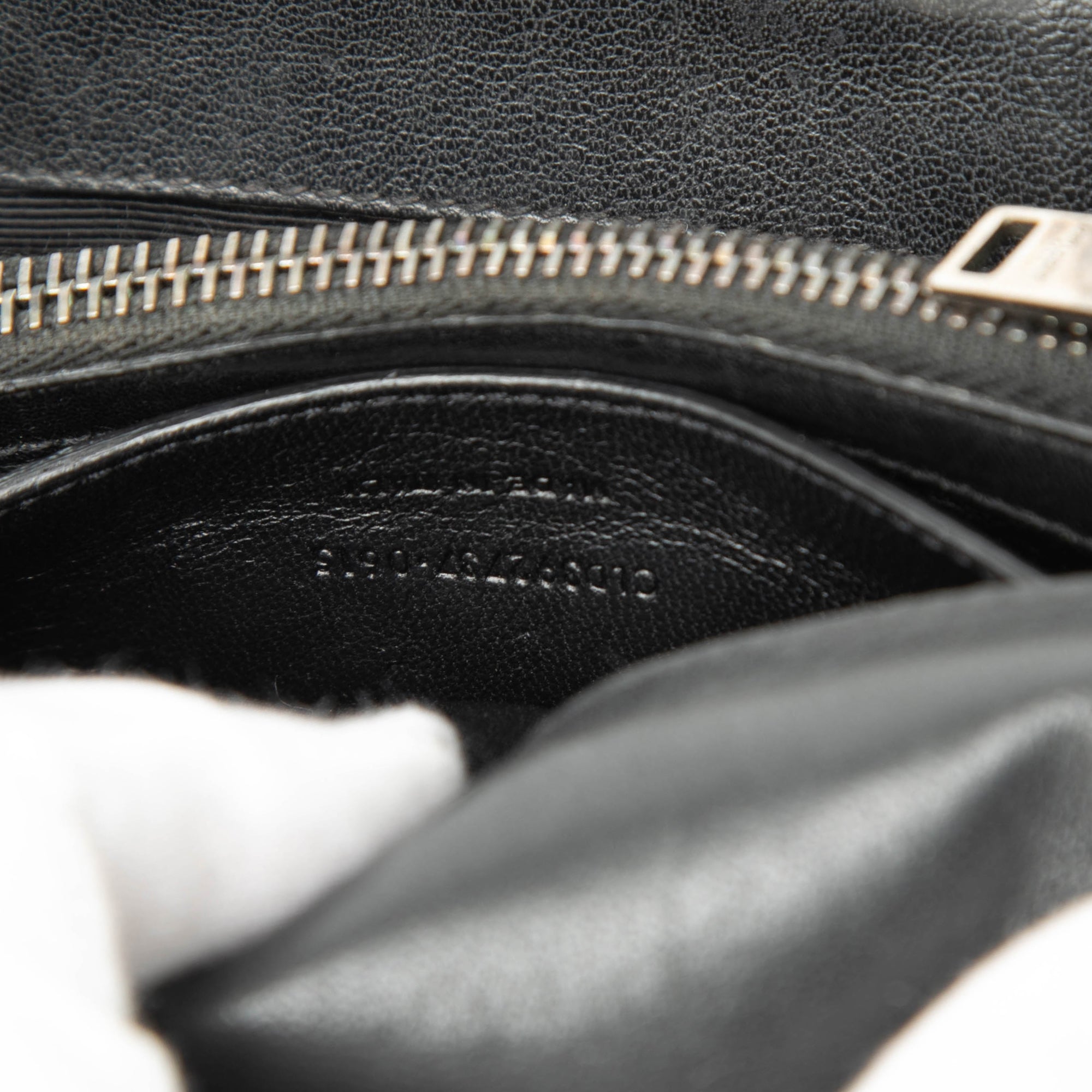 Medium Chevron Sheepskin Monogram College Satchel - Image 6