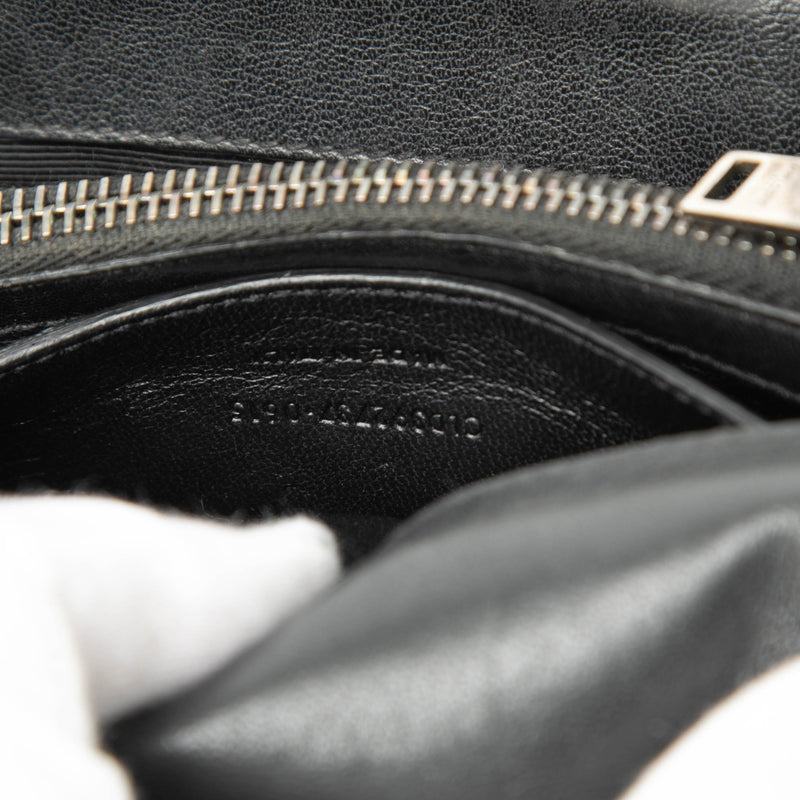 Medium Chevron Sheepskin Monogram College Satchel - Image 6