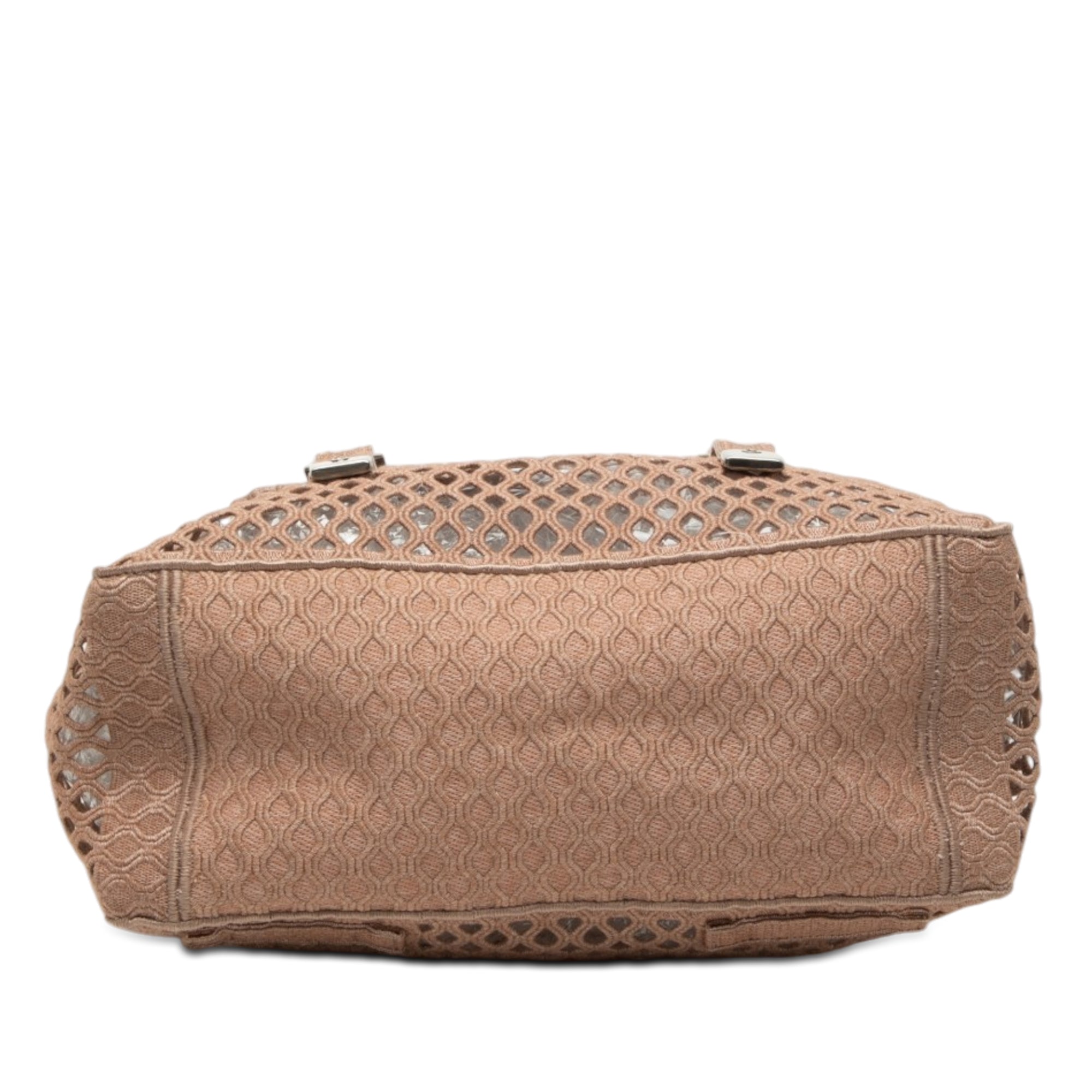 Large Embroidered Mesh Canvas Diorcamp Messenger Bag - Image 3