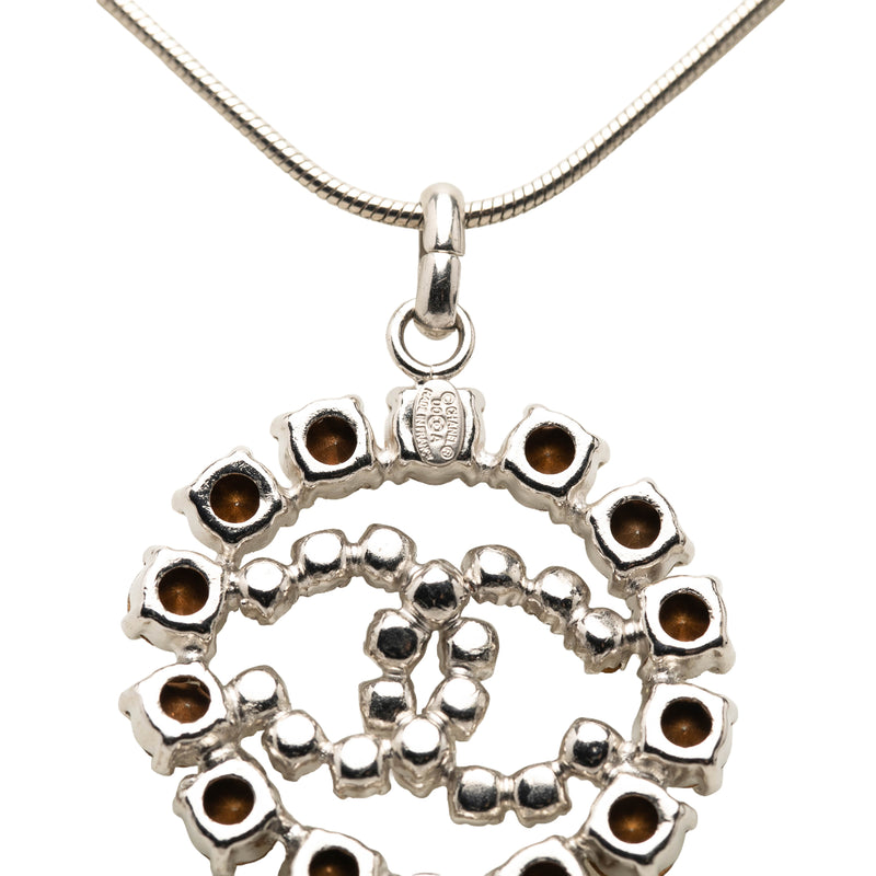 CC Brass Strass Pendant Necklace - Image 3