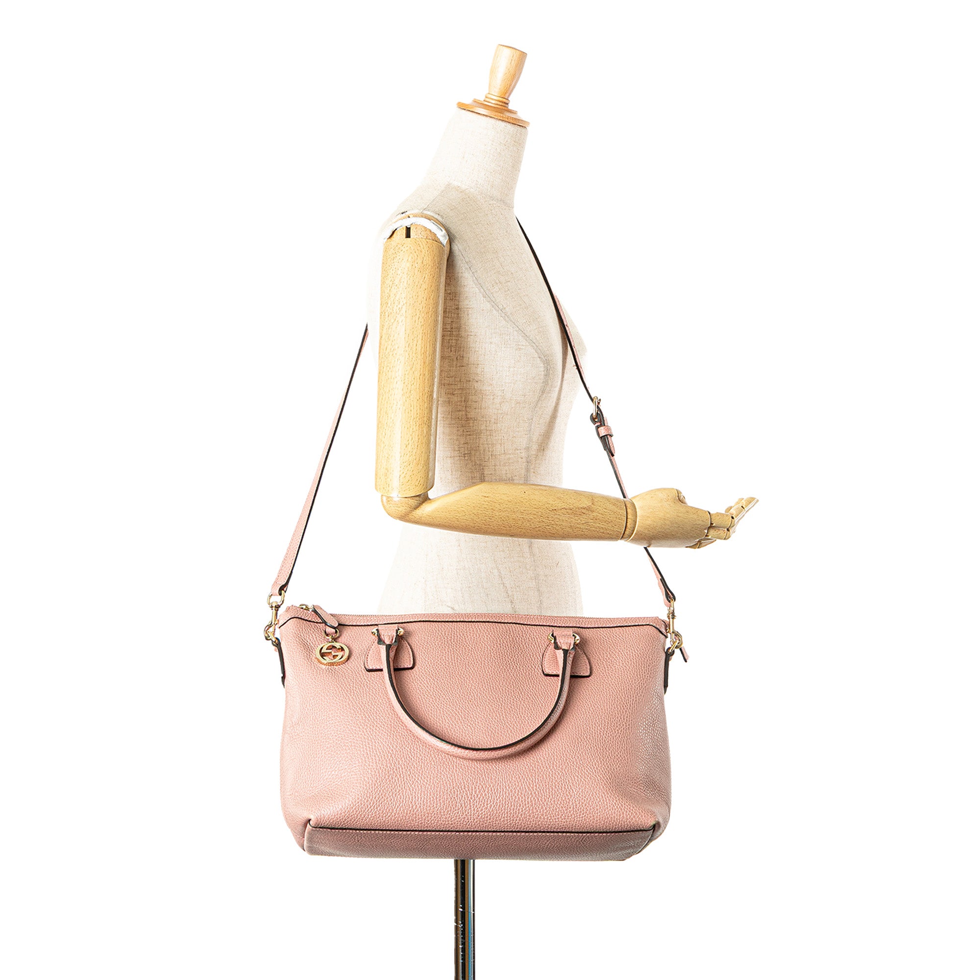 Dollar Calfskin GG Charm Satchel - Image 11