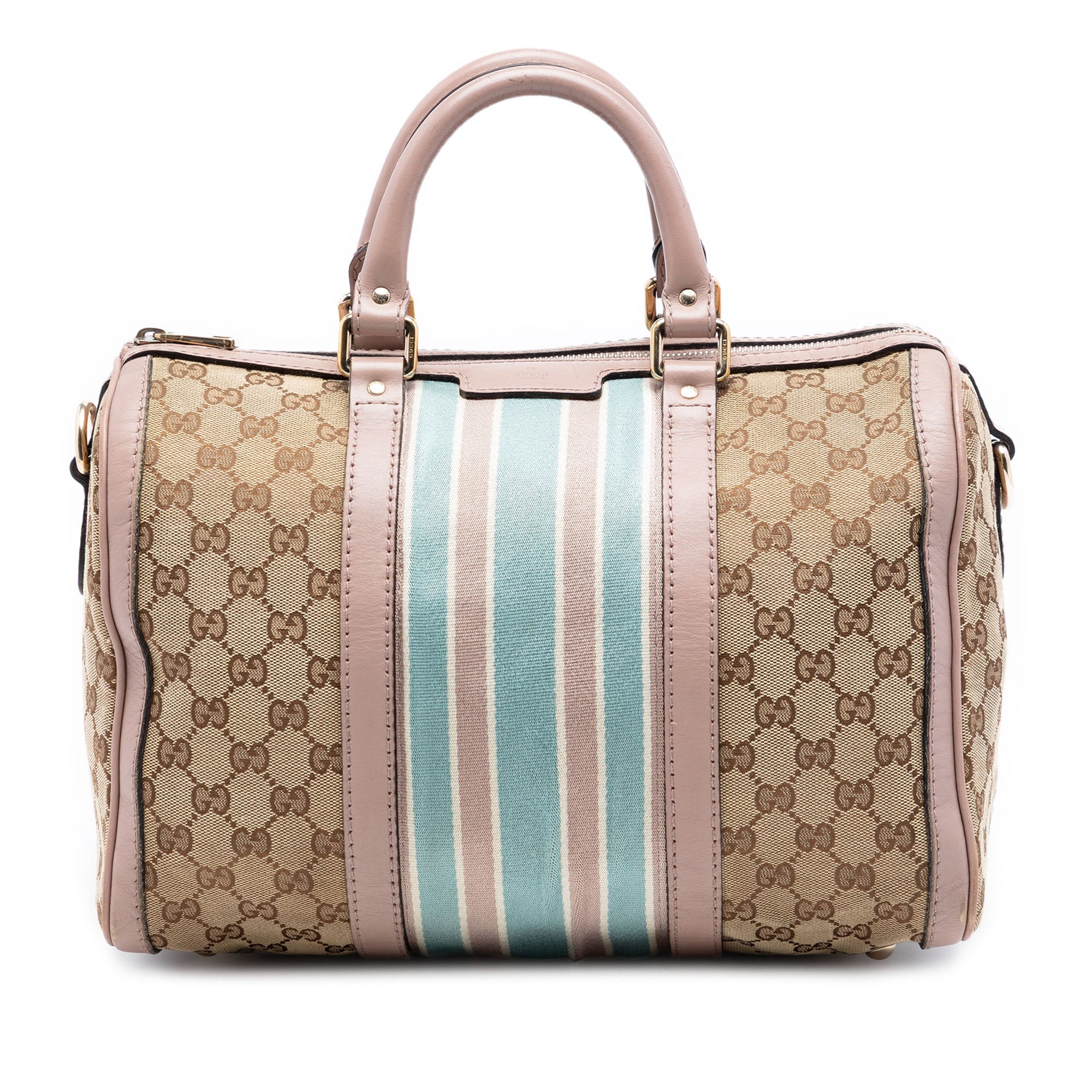 Medium GG Canvas Web Joy Boston Bag - Image 1