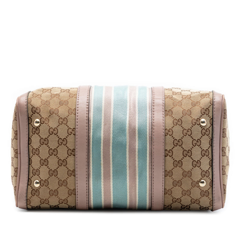 Medium GG Canvas Web Joy Boston Bag - Image 3