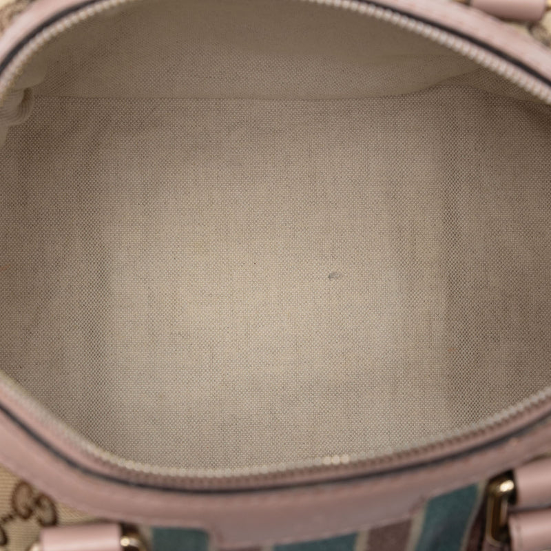 Medium GG Canvas Web Joy Boston Bag - Image 4