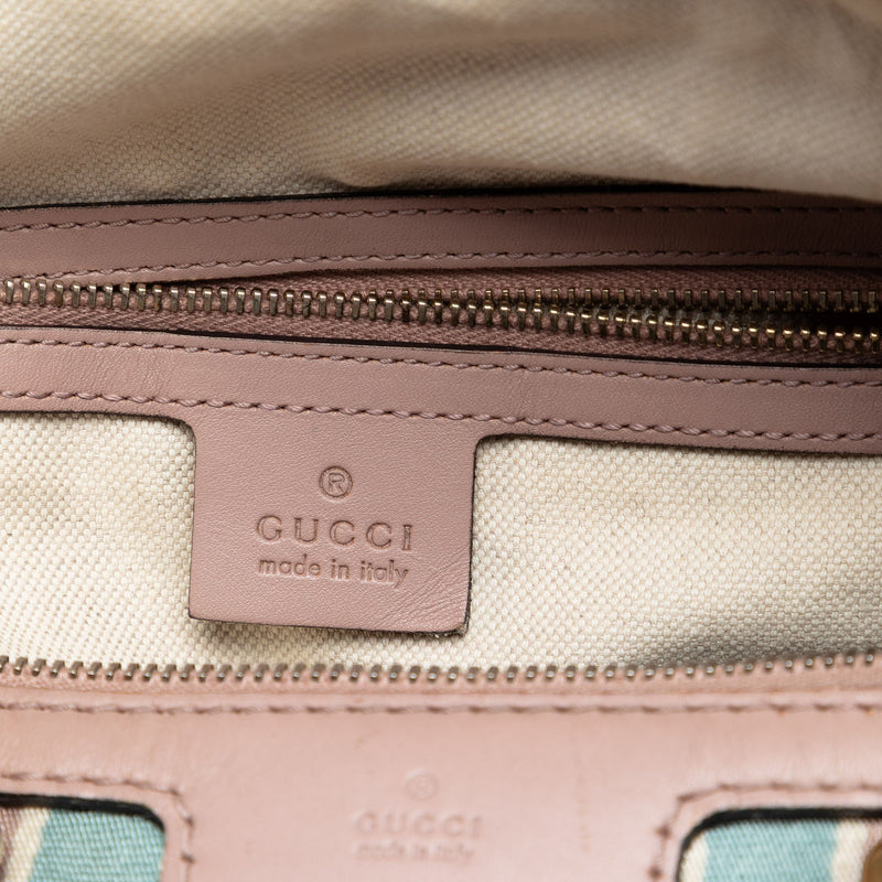 Medium GG Canvas Web Joy Boston Bag - Image 5