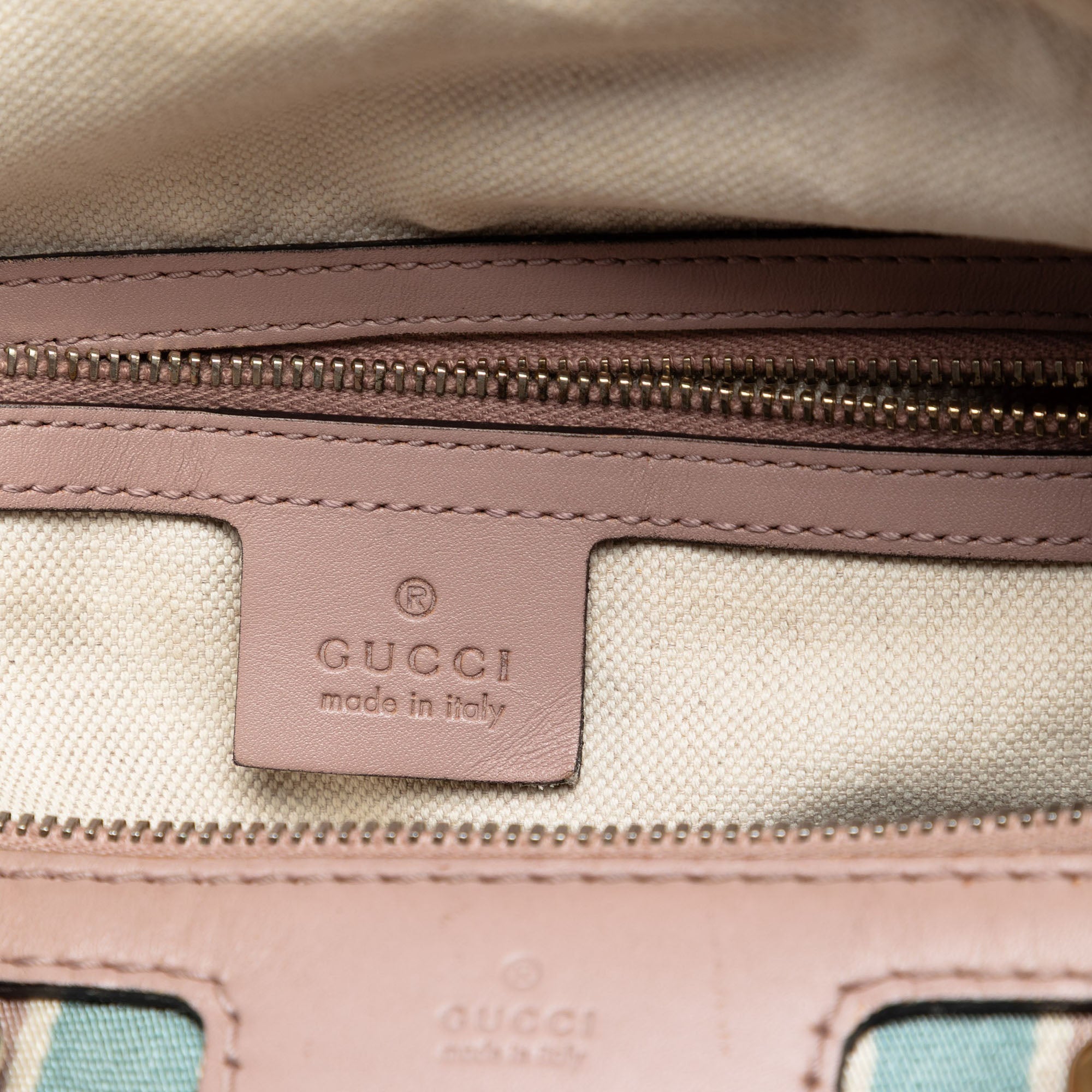 Medium GG Canvas Web Joy Boston Bag - Image 5