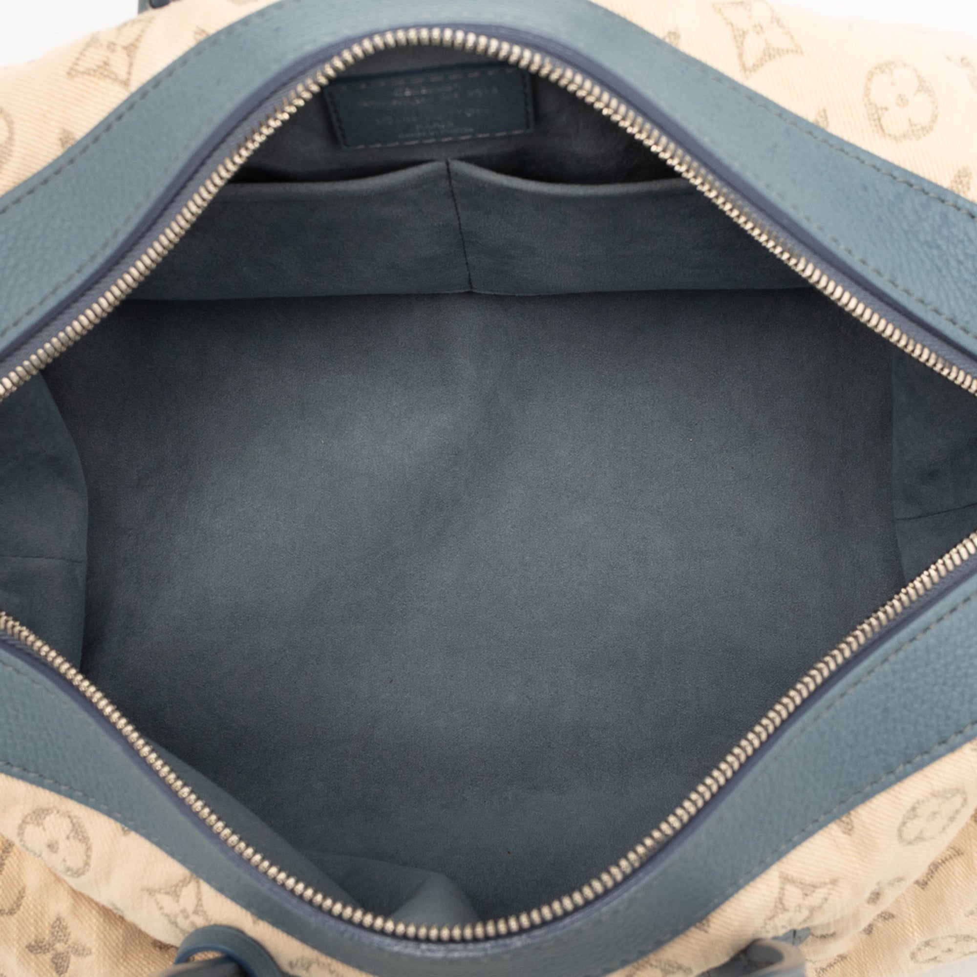 Monogram Denim Speedy Round GM - Image 4