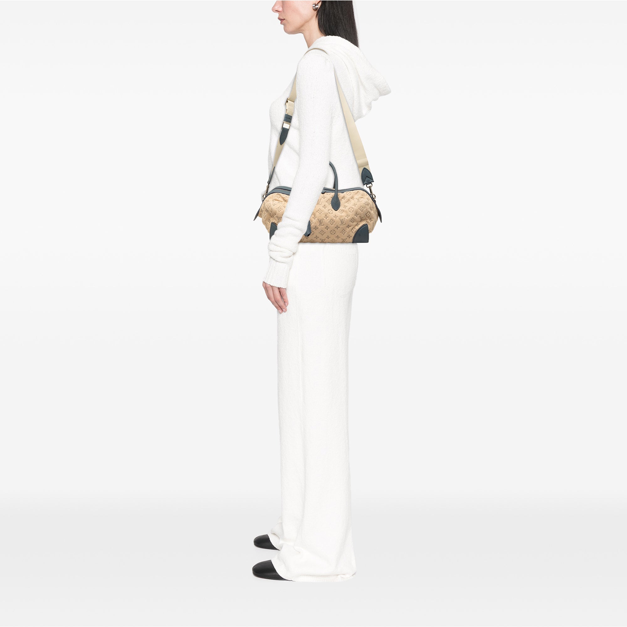 Monogram Denim Speedy Round GM - Image 7