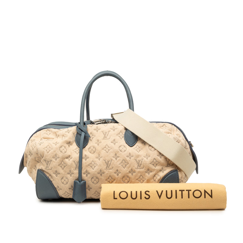 Monogram Denim Speedy Round GM - Image 8