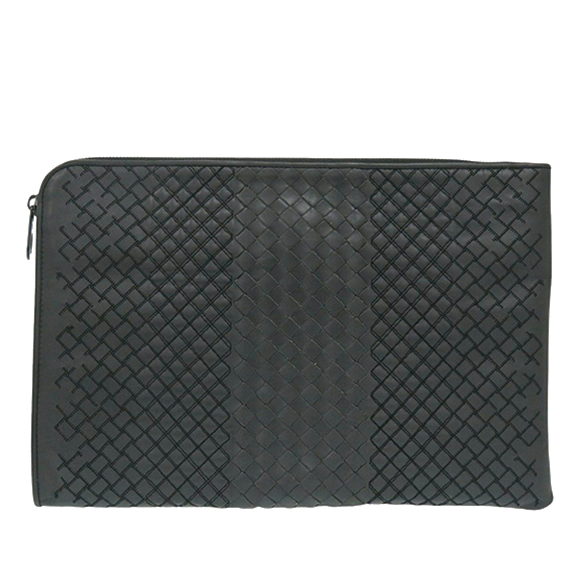 Nappa Intreccio Imperatore Zip Clutch - Image 1