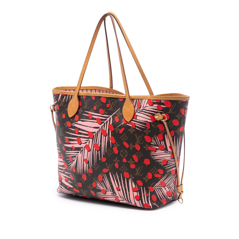 Monogram Jungle Dots Neverfull MM - Image 2