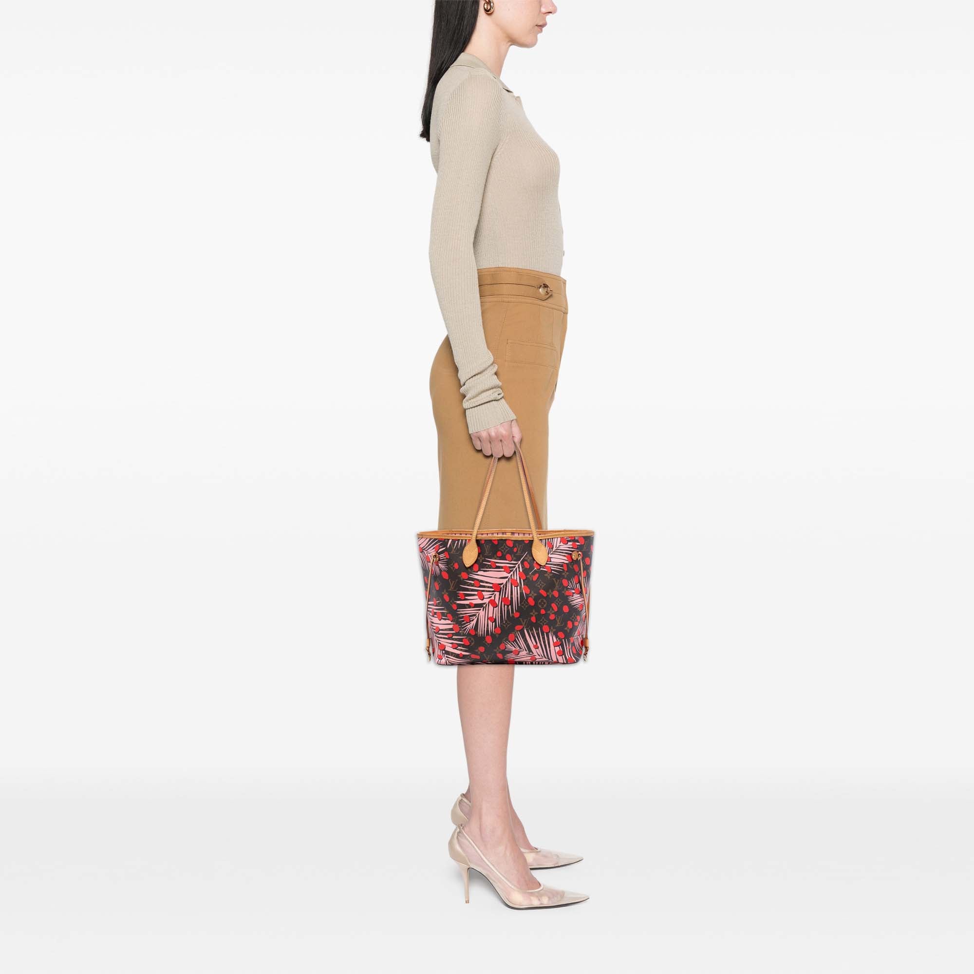 Monogram Jungle Dots Neverfull MM - Image 7