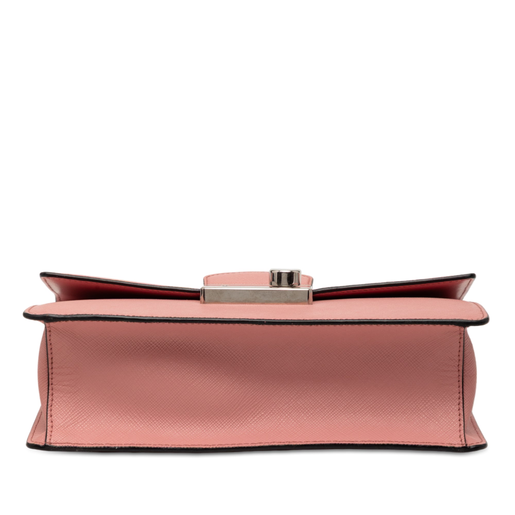 Small Saffiano Sound Lock Chain Crossbody - Image 3