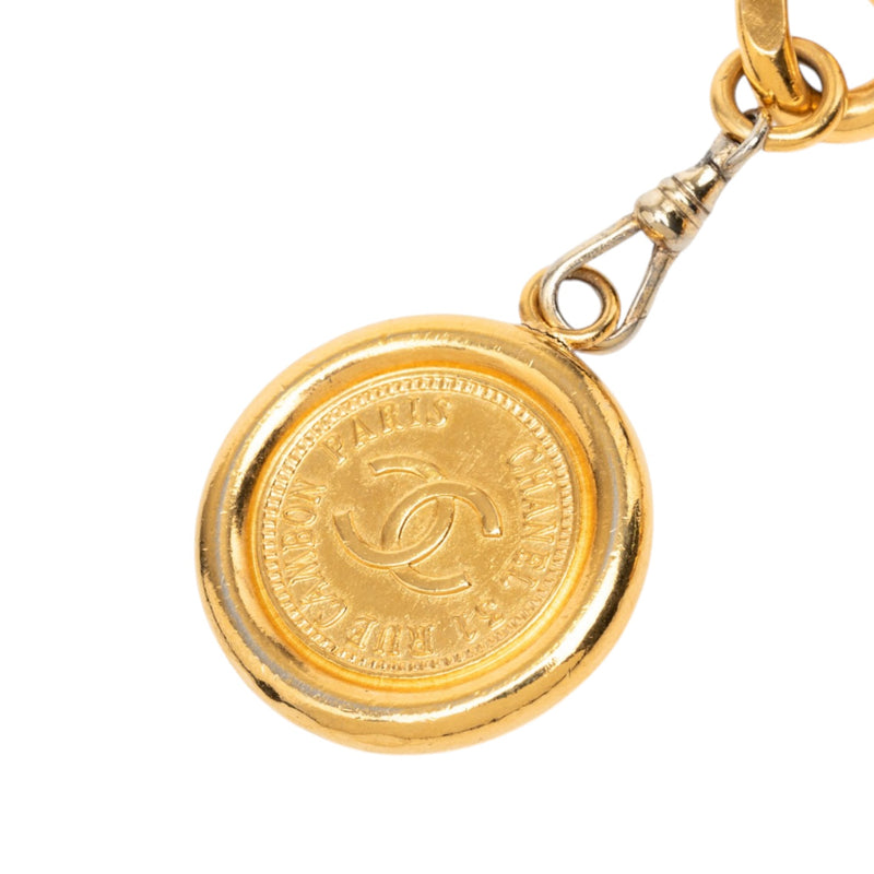 CC Gold Plated 31 Rue Cambon Medallion Chain Belt - Image 2