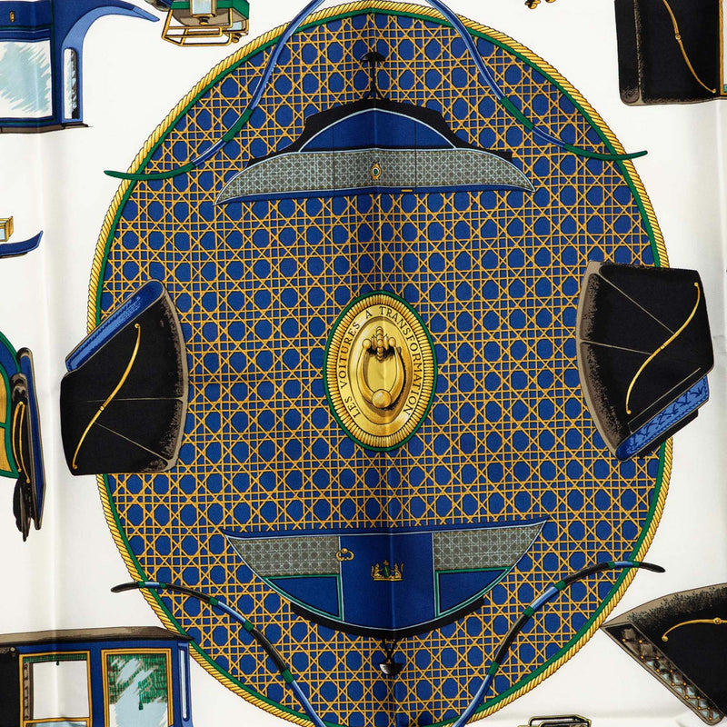 Les Voitures a Transformation Silk Scarf 90 - Image 8