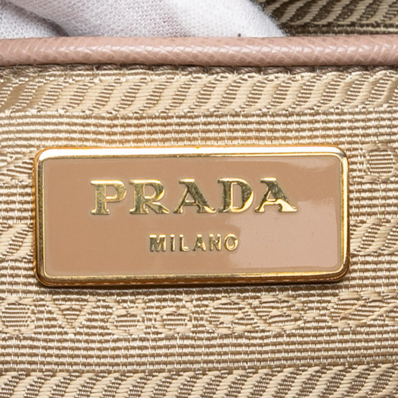 Large Saffiano Lux Promenade Satchel - Image 5