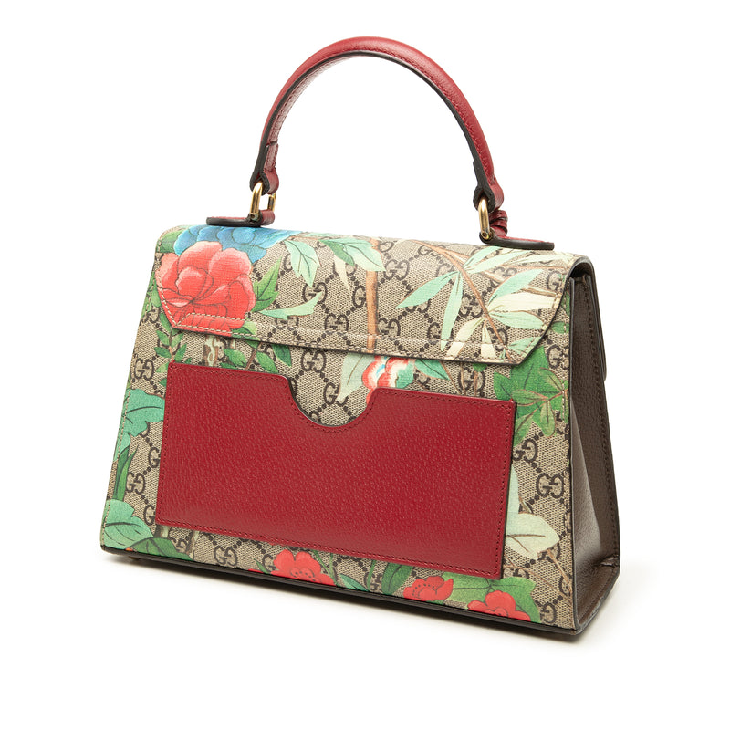 Small GG Supreme Tian Padlock Satchel - Image 2