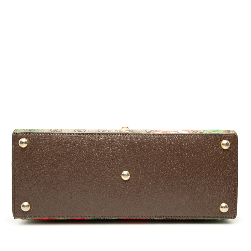 Small GG Supreme Tian Padlock Satchel - Image 3