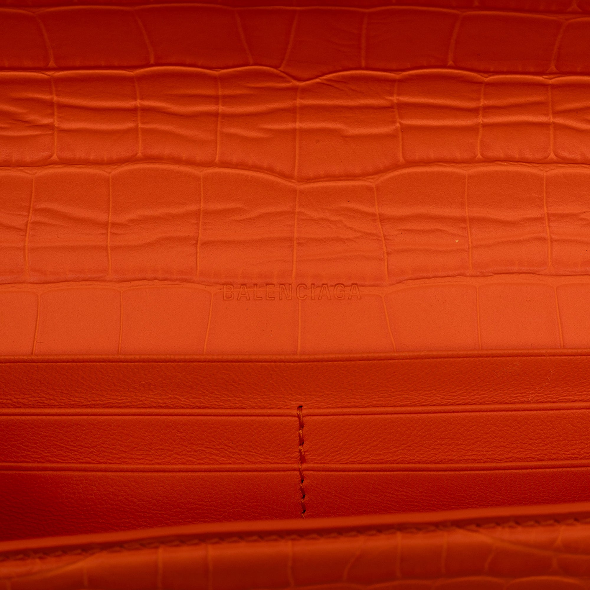 Croc Embossed Calfskin Gossip Chain Bag XS - Image 5